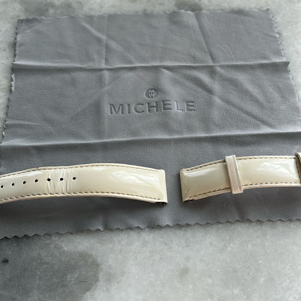 Michele Patent Leather watch band
